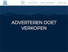 Tablet Screenshot of 24webvertising.nl